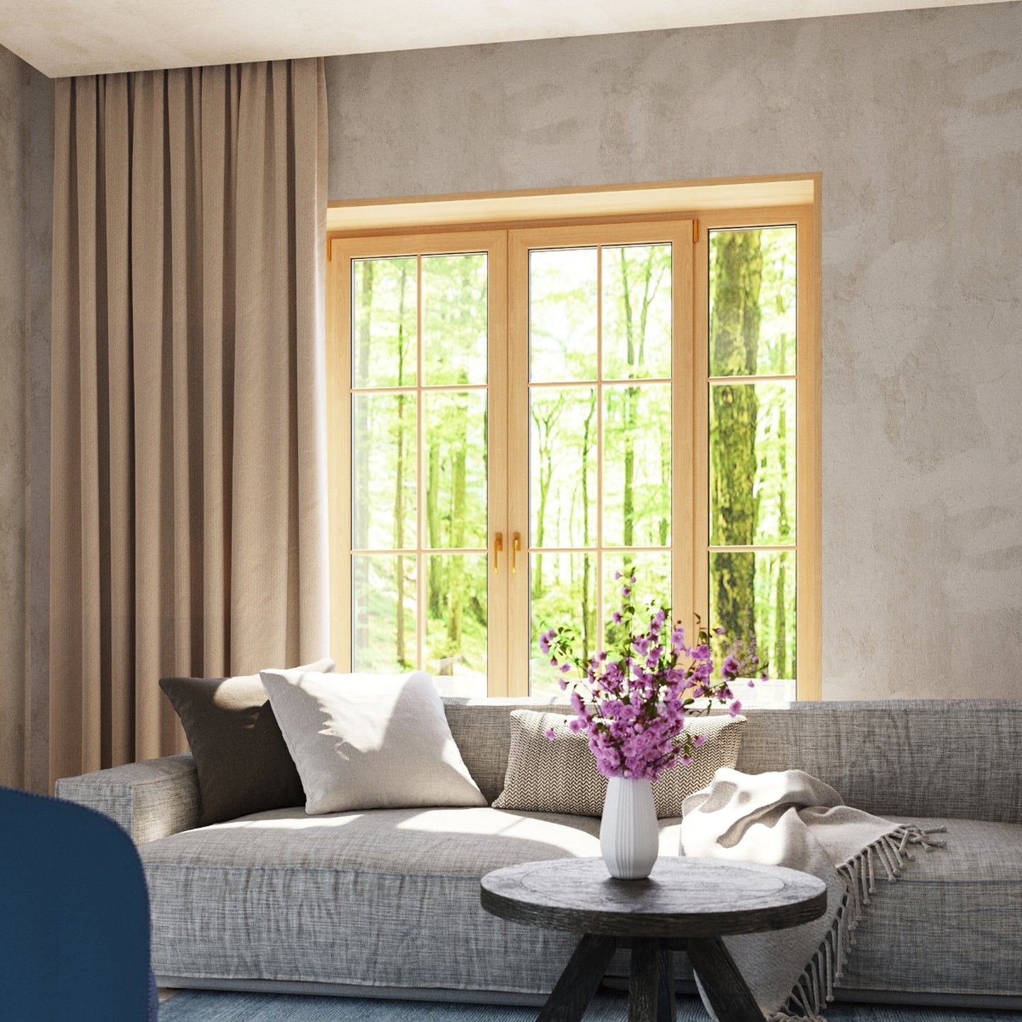 VICI cilindrische wandlamp wit