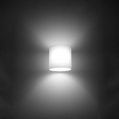 VICI cilindrische wandlamp wit