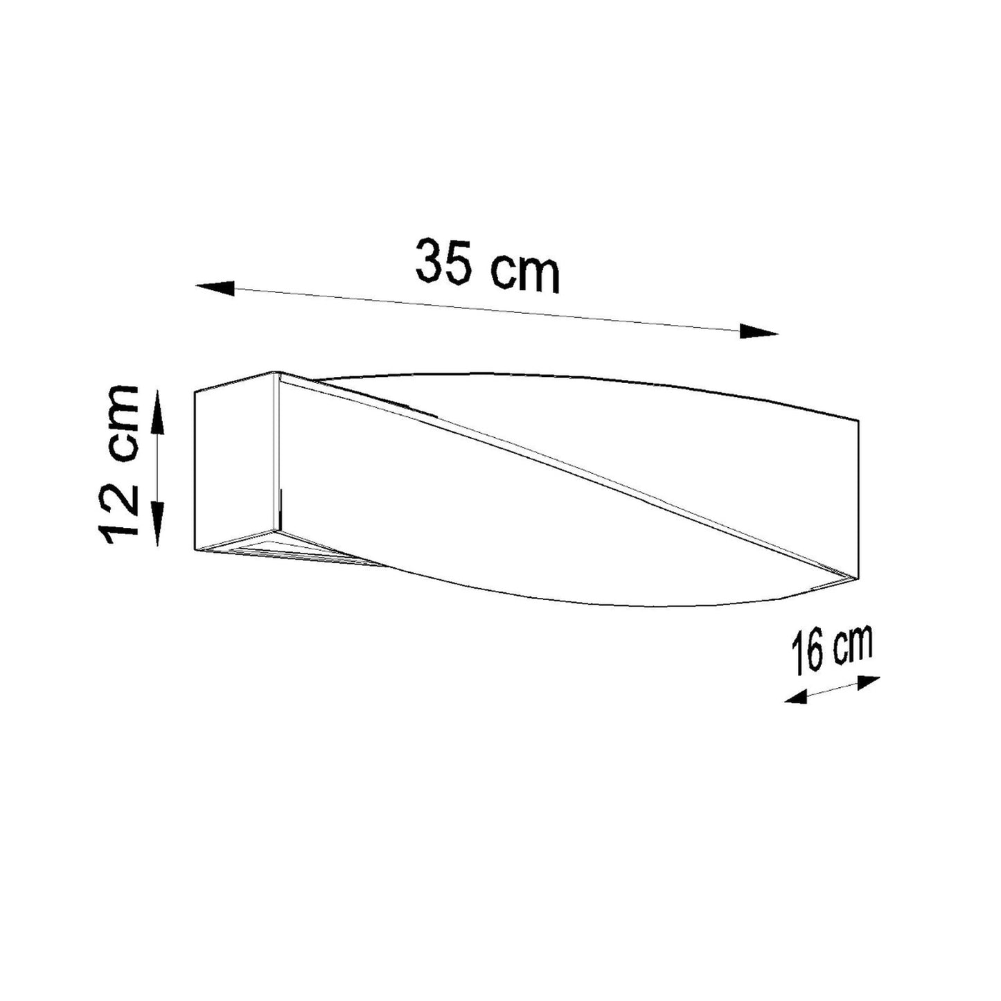 SIGMA wandlamp mini wit
