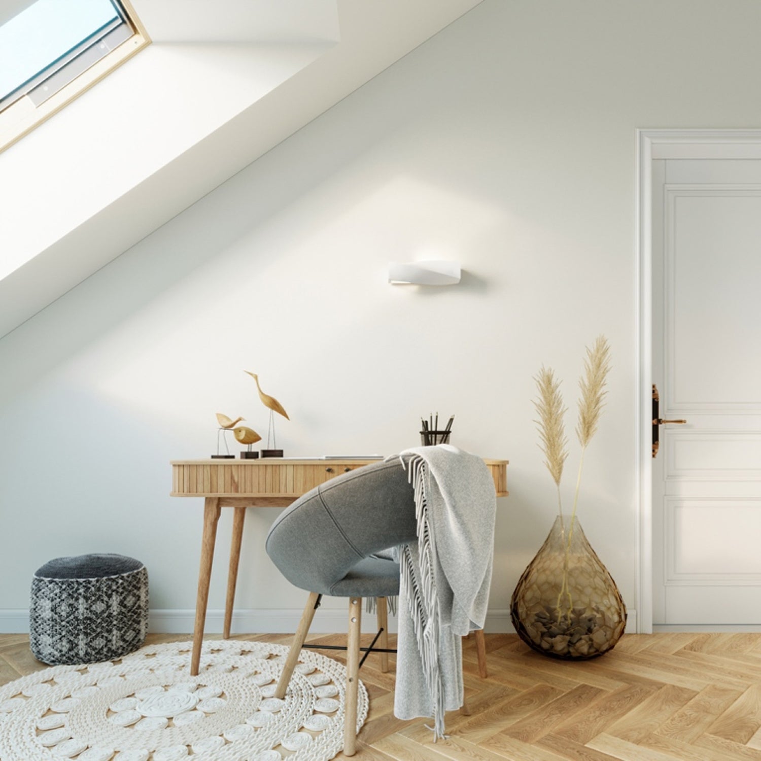 SIGMA wandlamp mini wit