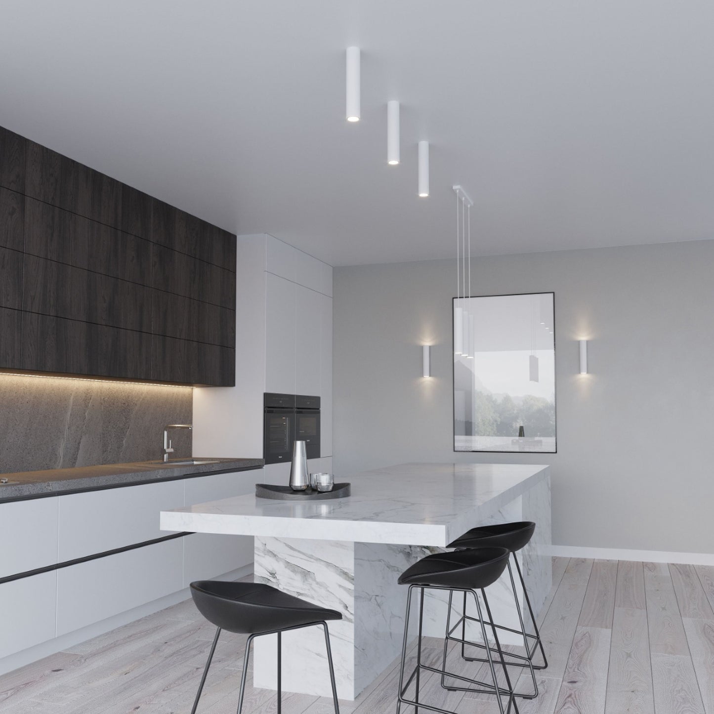LAGOS 2 wandlamp wit