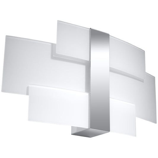 CELIA langwerpige wandlamp chroom