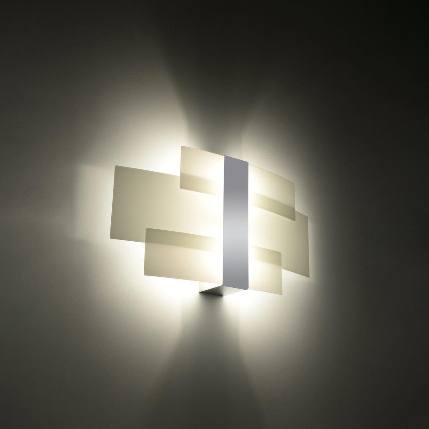 CELIA langwerpige wandlamp chroom
