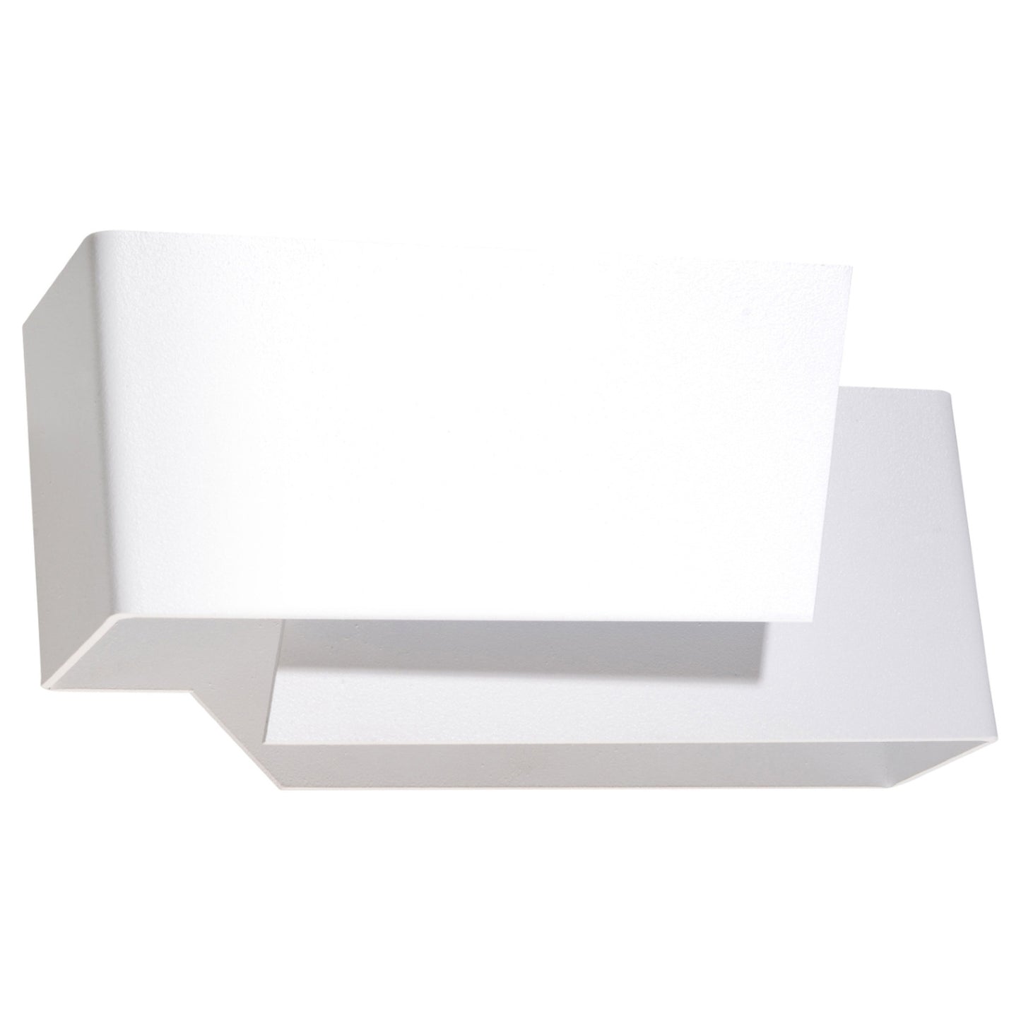 PIEGARE langwerpige wandlamp wit