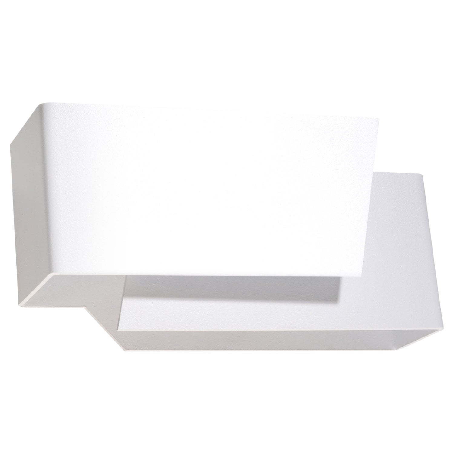PIEGARE langwerpige wandlamp wit