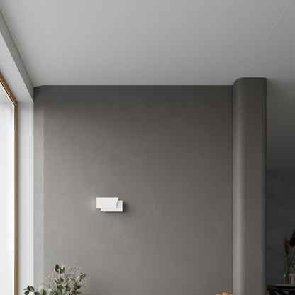 PIEGARE langwerpige wandlamp wit