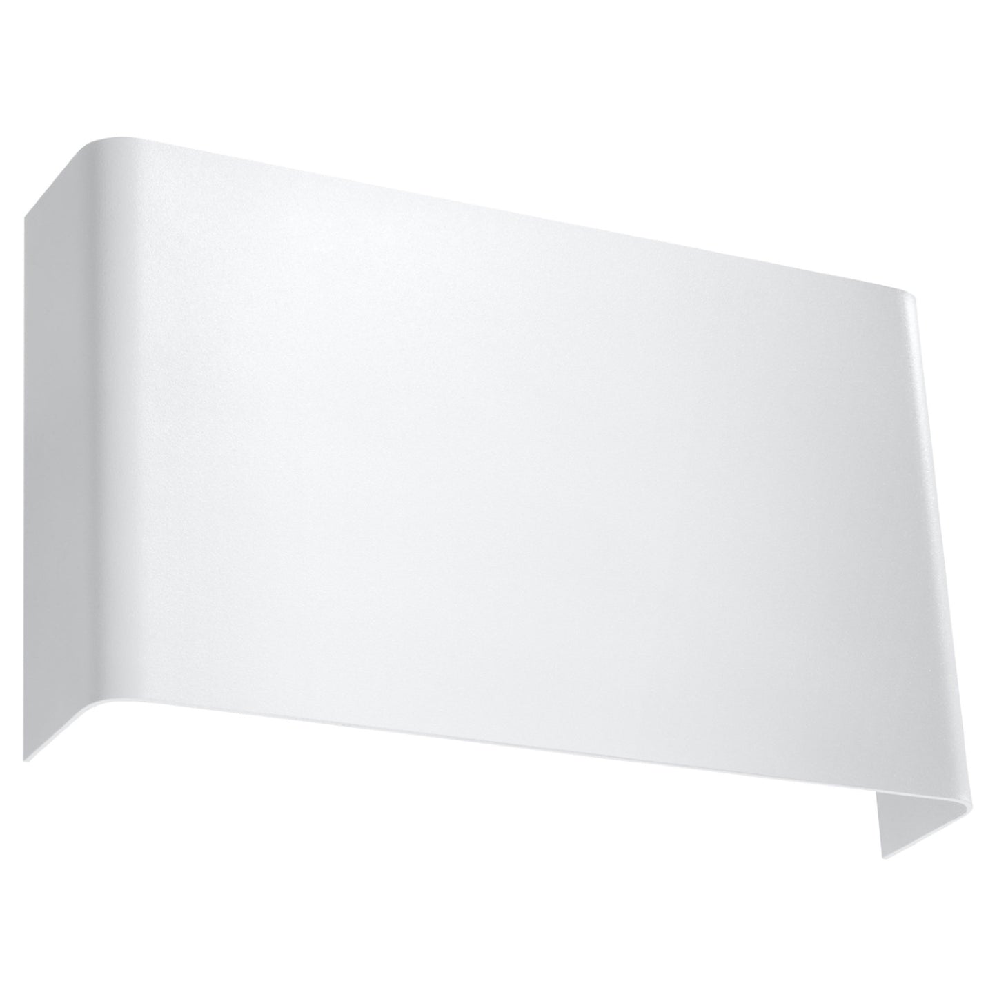COPERTURA langwerpige wandlamp wit