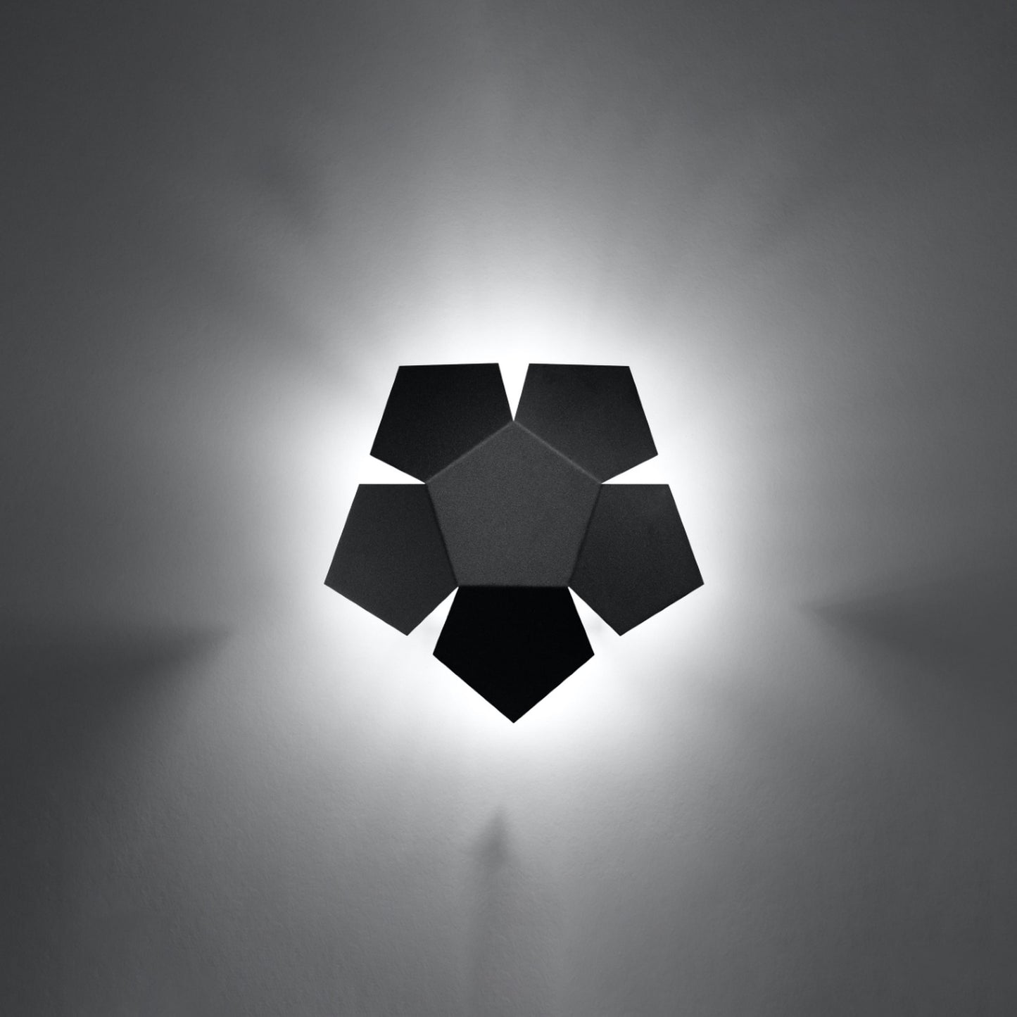 PENTA wandlamp zwart