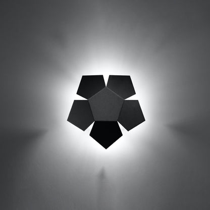 PENTA wandlamp zwart
