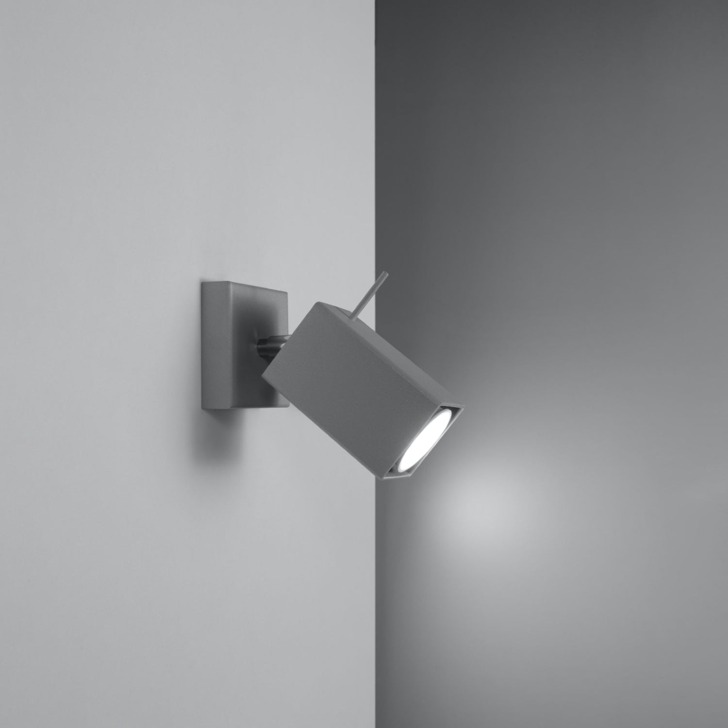 MERIDA wandlamp grijs