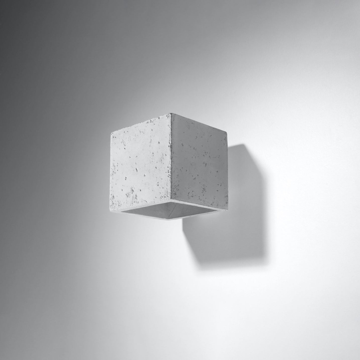 QUAD wandlamp beton grijs