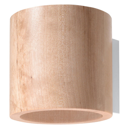 ORBIS wandlamp beton naturel hout