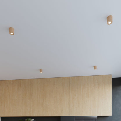 ORBIS wandlamp beton naturel hout