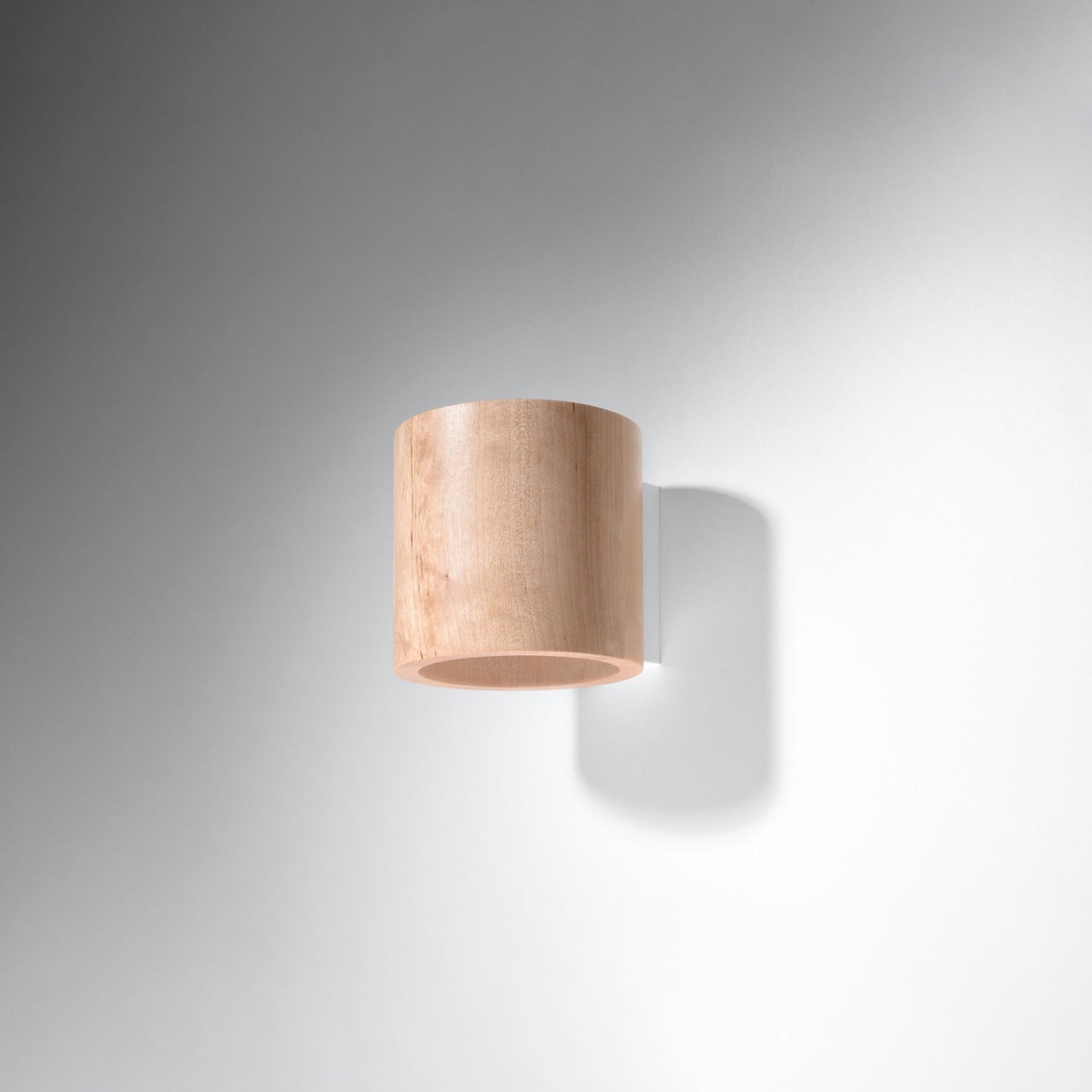 ORBIS wandlamp beton naturel hout