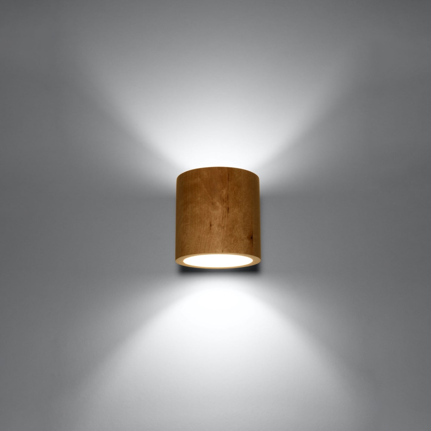 ORBIS wandlamp beton naturel hout