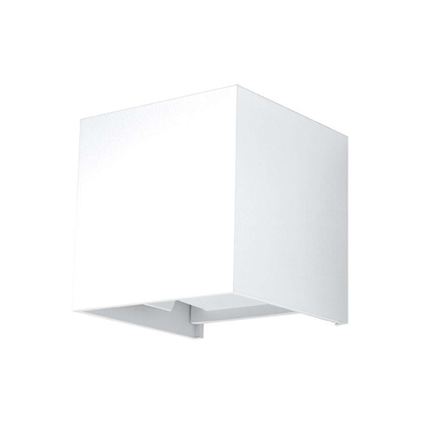 LUCA vierkante wandlamp wit led ip54