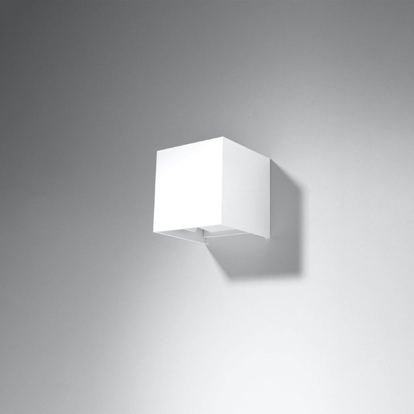 LUCA vierkante wandlamp wit led ip54