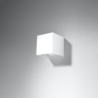 LUCA vierkante wandlamp wit led ip54