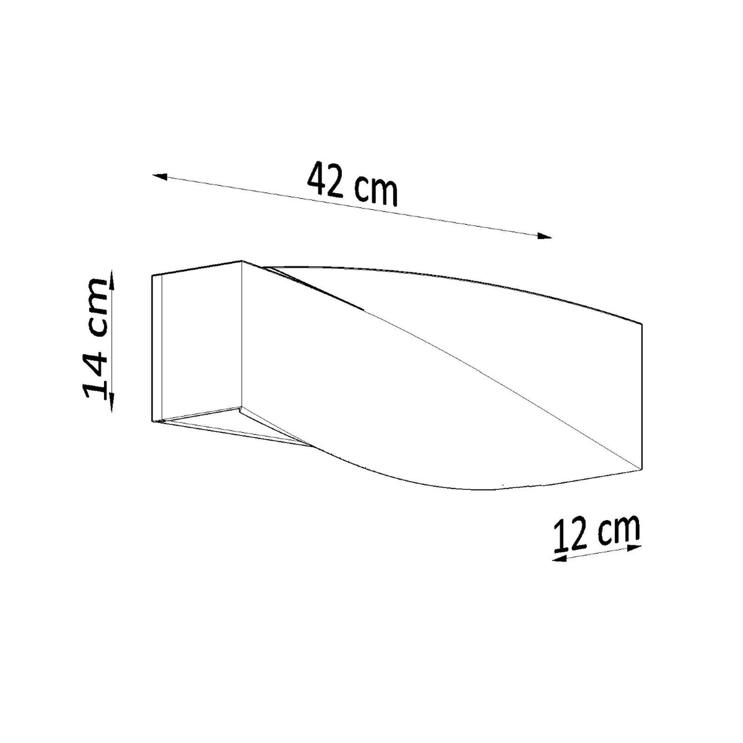 SIGMA wandlamp beton grijs