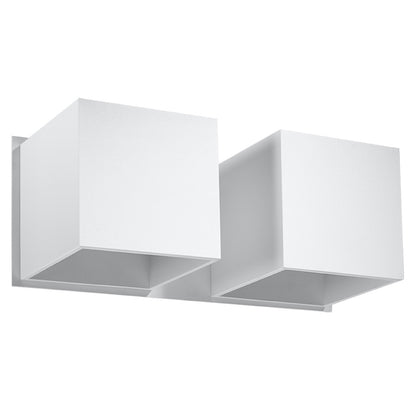 Wandlamp QUAD 2 wit