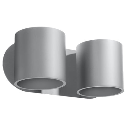 Wandlamp ORBIS 2 grijs