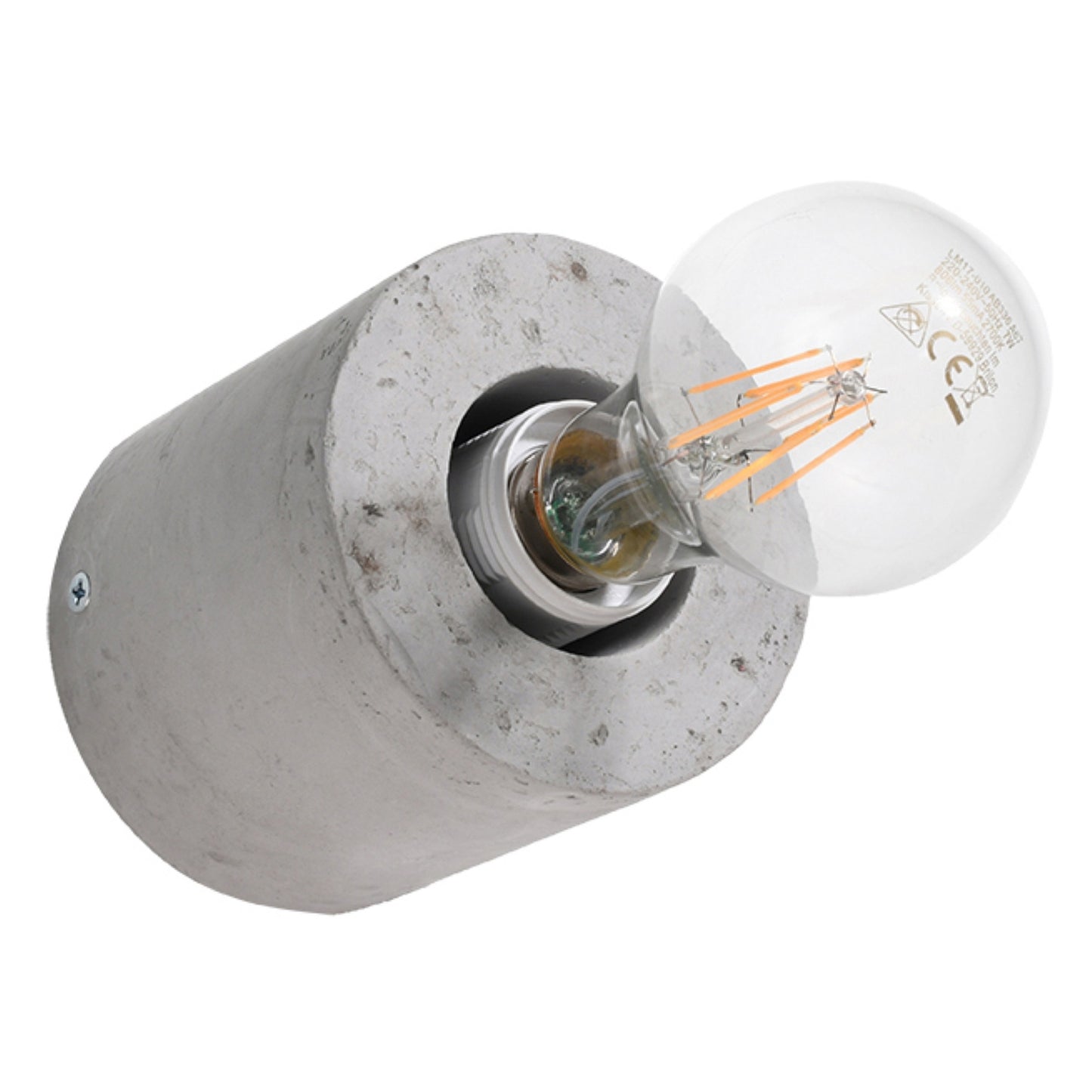 SALGADO cilindrische wandlamp beton