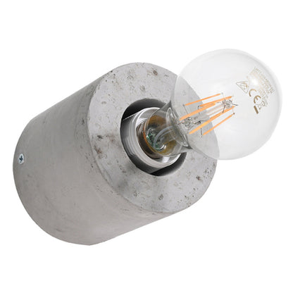 SALGADO cilindrische wandlamp beton