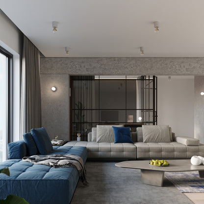 SALGADO cilindrische wandlamp beton
