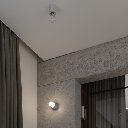 SALGADO cilindrische wandlamp beton