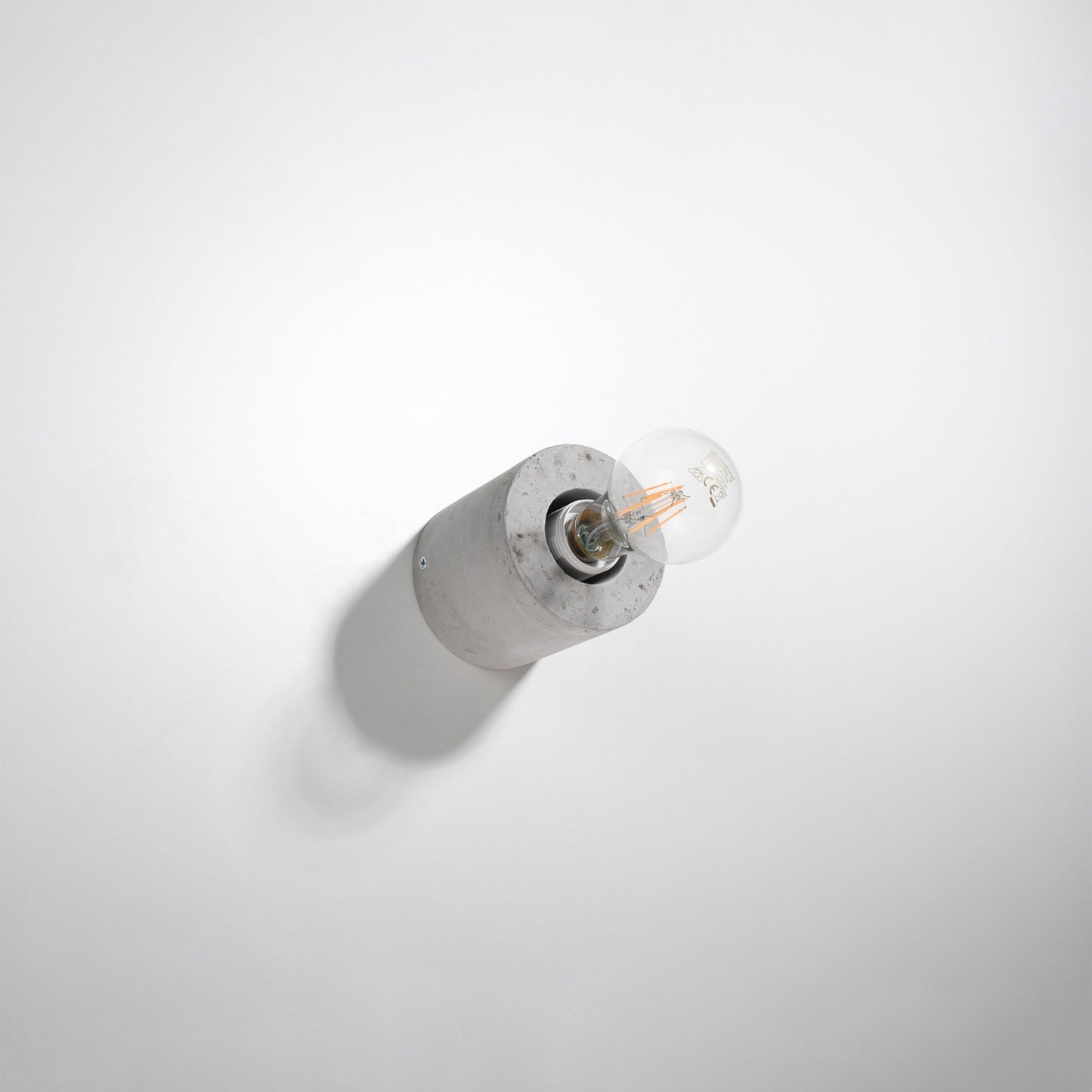 SALGADO cilindrische wandlamp beton
