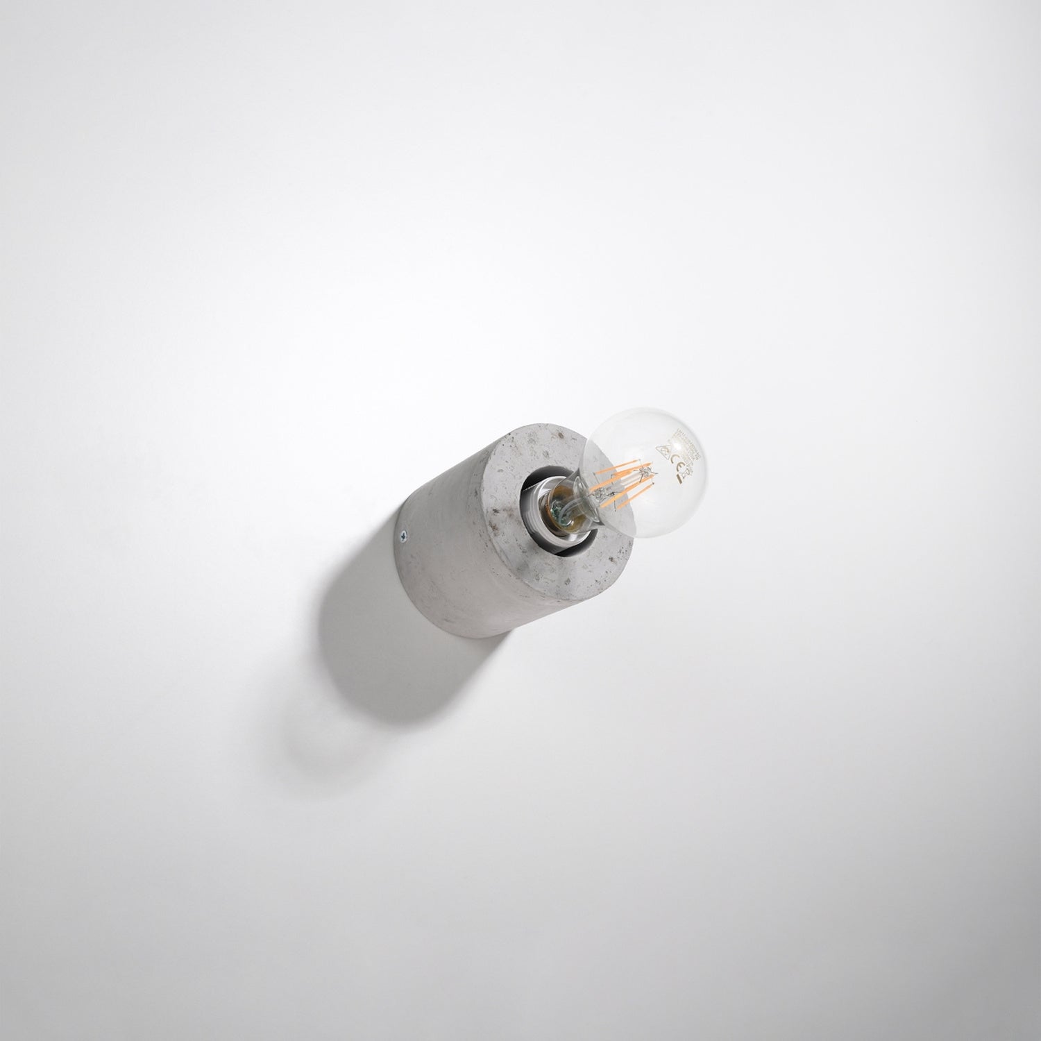 SALGADO cilindrische wandlamp beton
