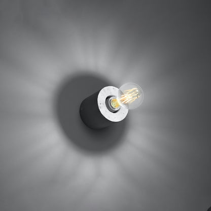 SALGADO cilindrische wandlamp beton
