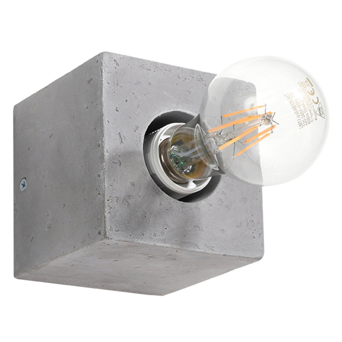 ARIZ vierkante wandlamp beton