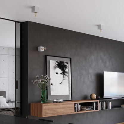 ARIZ vierkante wandlamp beton