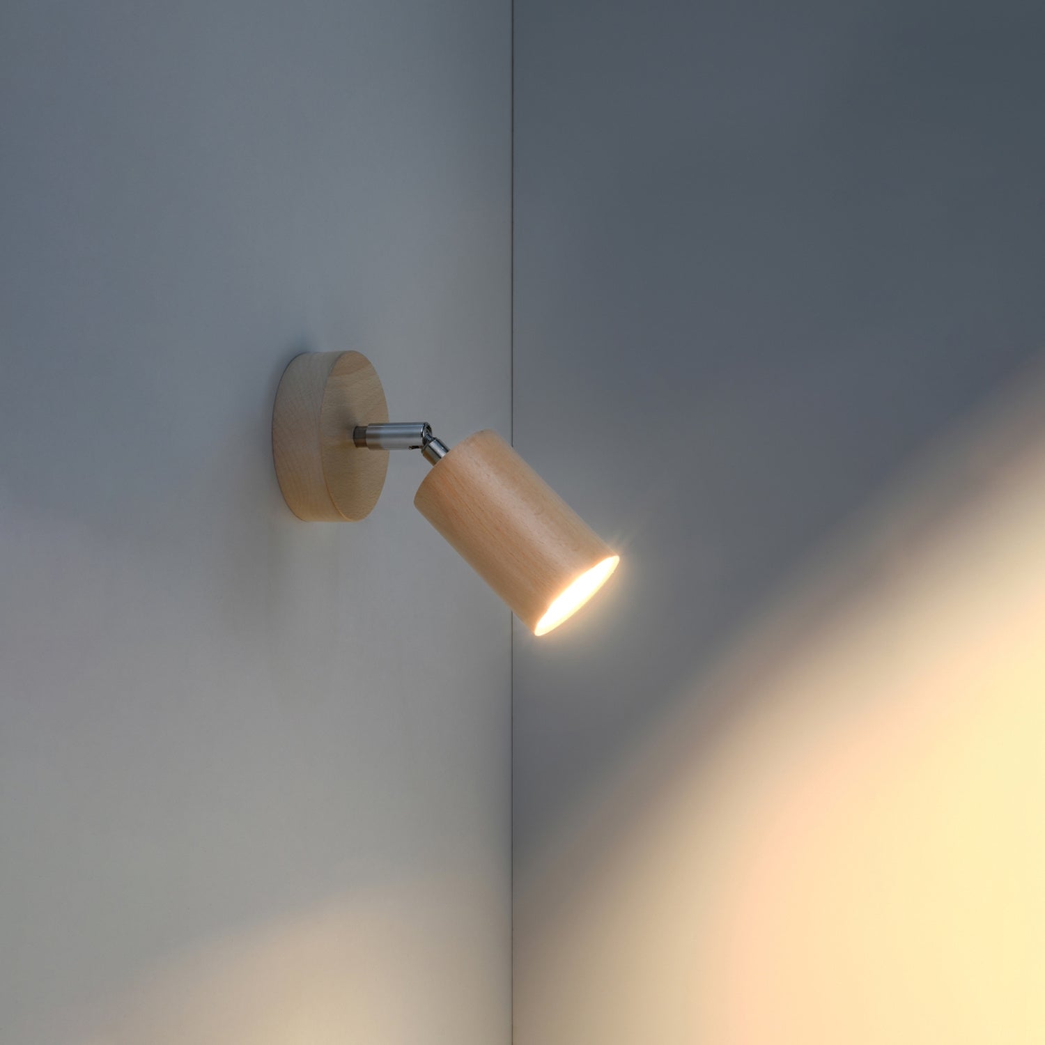 BERG houten wandlamp naturel hout