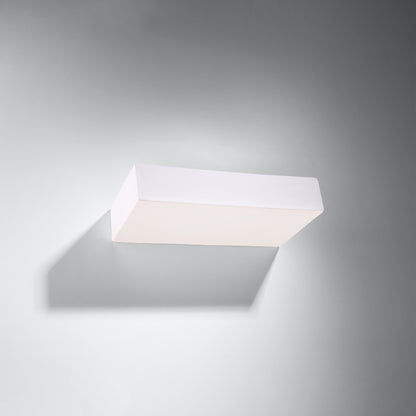 TAUGAN keramische wandlamp wit