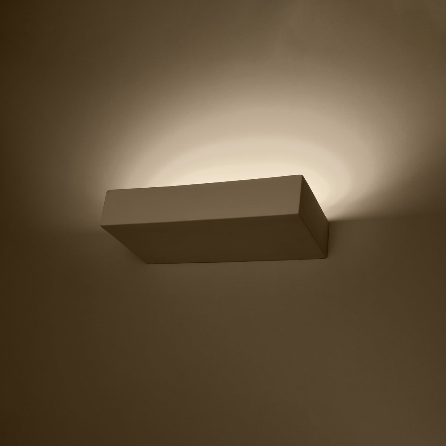 TAUGAN keramische wandlamp wit