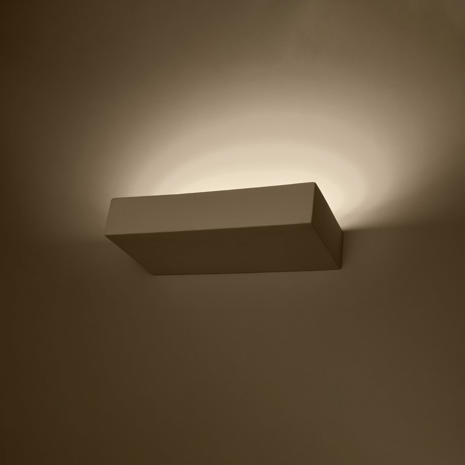 TAUGAN keramische wandlamp wit