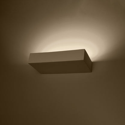 TAUGAN keramische wandlamp wit