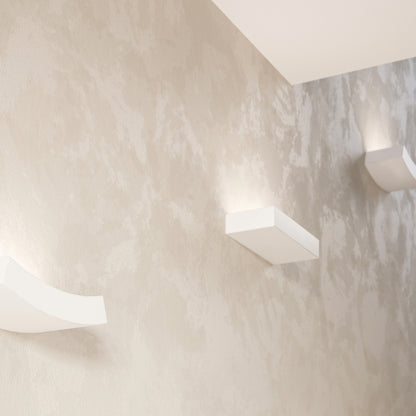 HATTOR keramische wandlamp wit