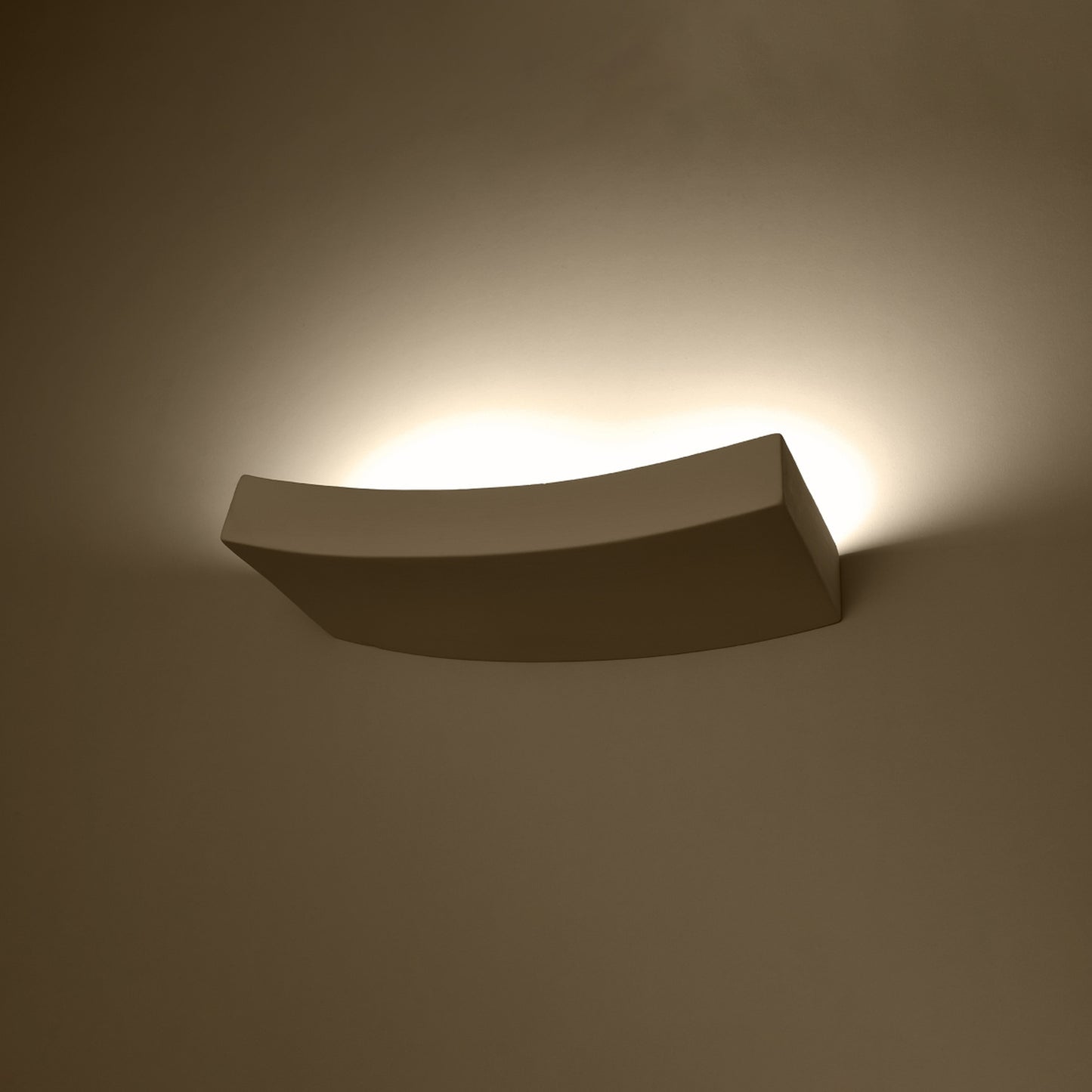 HATTOR keramische wandlamp wit
