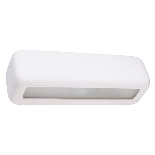 SUBANI keramische wandlamp wit