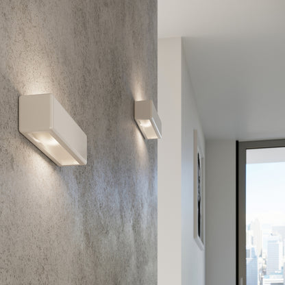 SUBANI keramische wandlamp wit