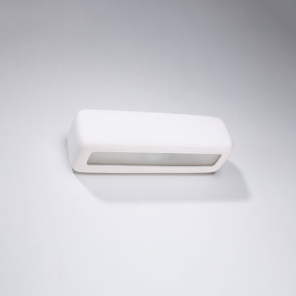 SUBANI keramische wandlamp wit