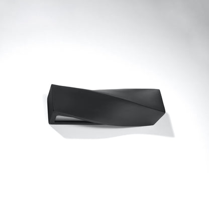 Wandlamp keramiek SIGMA zwart - sfeer