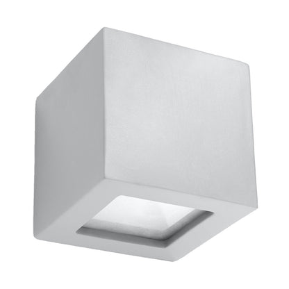 Wandlamp keramiek LEO grijs