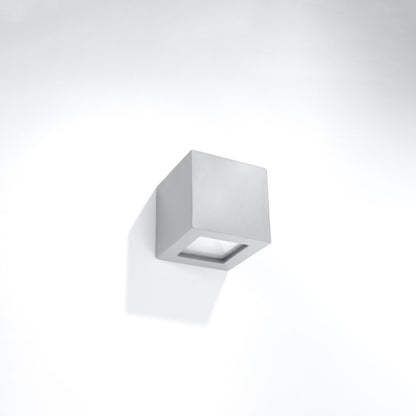 Wandlamp keramiek LEO grijs - sfeer