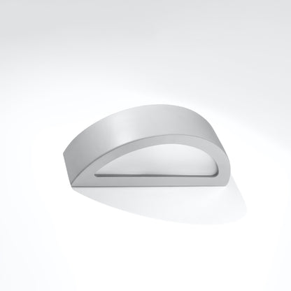 Wandlamp keramiek ATENA grijs - sfeer