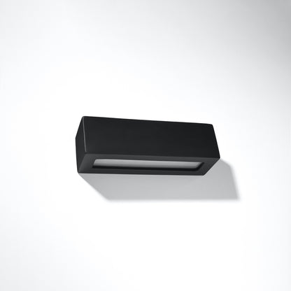 Wandlamp keramiek VEGA zwart - sfeer