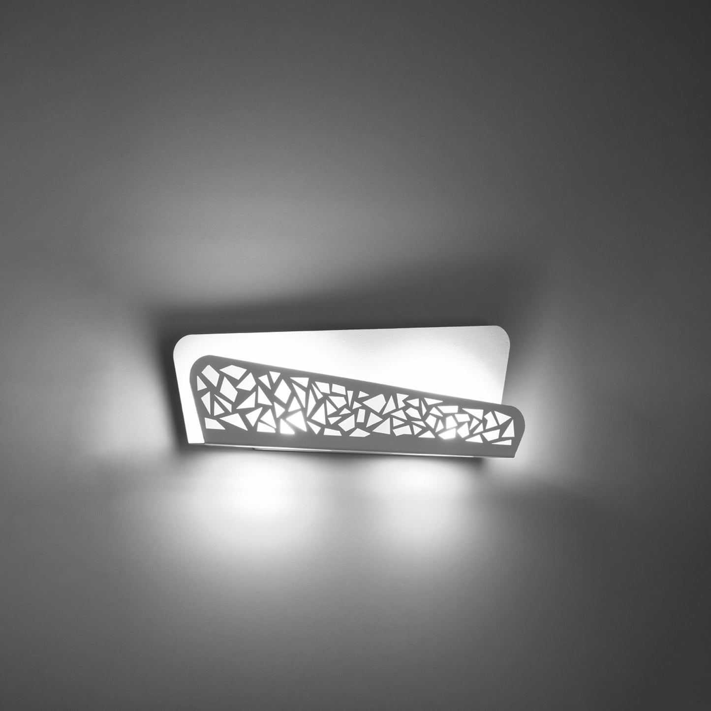 ALIZA langwerpige wandlamp wit